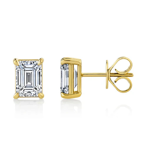 Lab-grown vs natural diamond studs 
